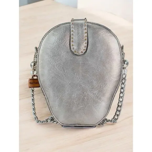 NWT Mary Frances Bag #24-136 “Shining Skull” Beaded Bag - Picture 2 of 7